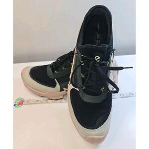 ECCO BIOM Natural Motion Womens Sneakers Black Pink Grey Size 40 Narrow‎ Toe